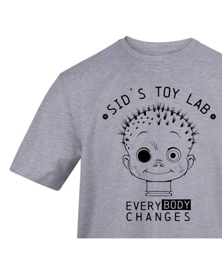 Unisex Adult Sid´s Toy Lab Graphic Print T-shirt White Toy Story