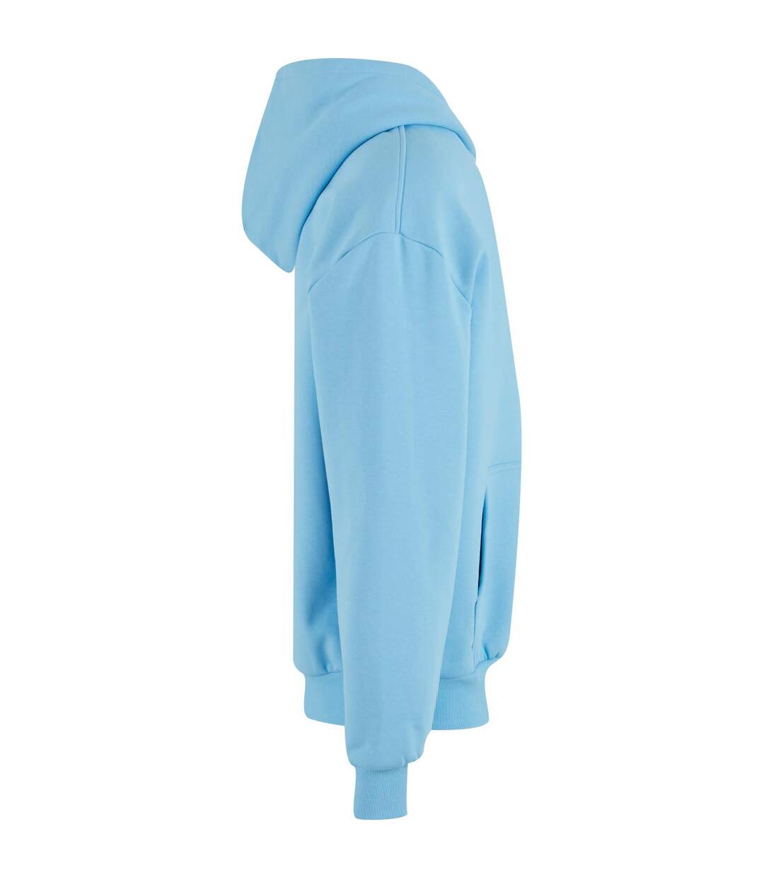 Sweat À Capuche Adulte Bleu Baltique Build Your Brand-3