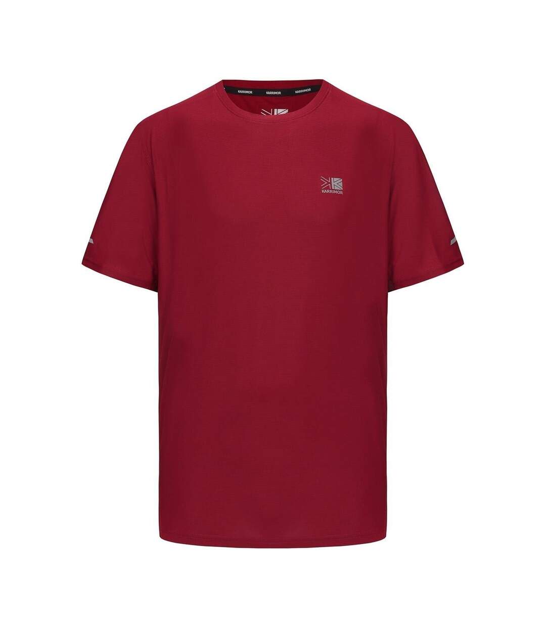 Mens Running T-shirt Burgundy Karrimor-1
