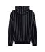 Sweat À Capuche Manches Longues Motif/style Fines Rayures Homme Bleu Foncé Boss-2