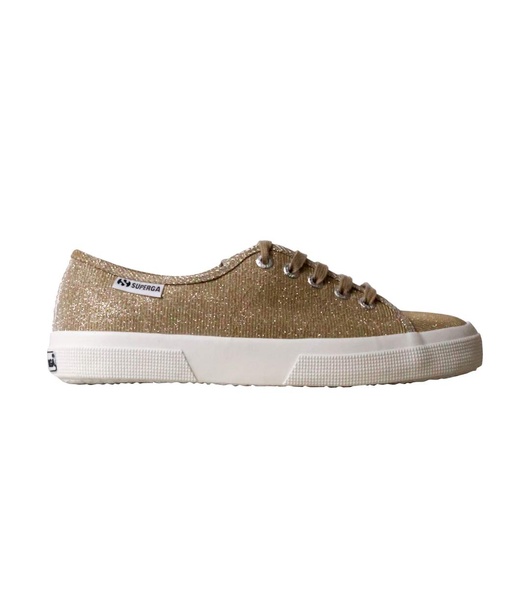 Basket à Lacets Superga Jersey Lame Leggera-2