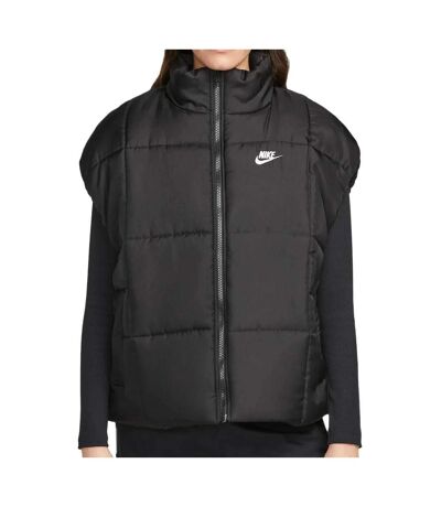 Doudoune Sans Manches Noire Femme Nike Thrmr - L