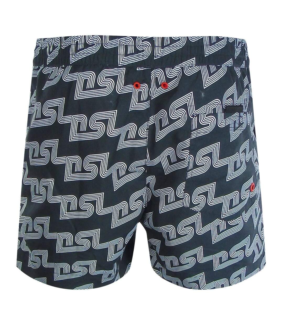 Mens Bmbx-ken-37 All-over Print Board Shorts Black Diesel-2