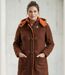 Manteau Polaire Grandes Tailles AXSLOVEN2M Marron/Orange (Axone)-1