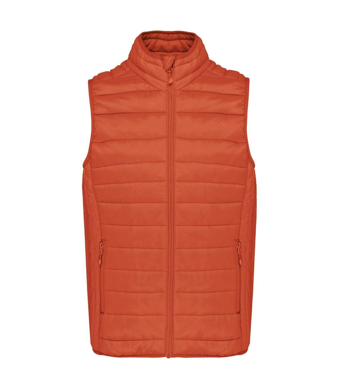 Doudoune légère sans manches homme - K6113 - orange rouille