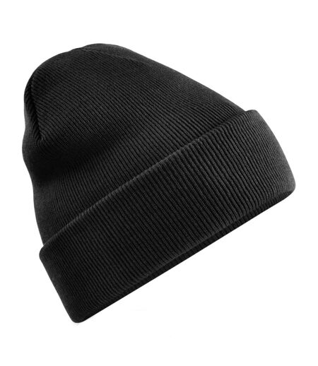 Bonnet À Revers Recyclé Original Noir Beechfield