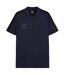 Mens terrace quarter zip polo shirt peacoat/black Umbro-1