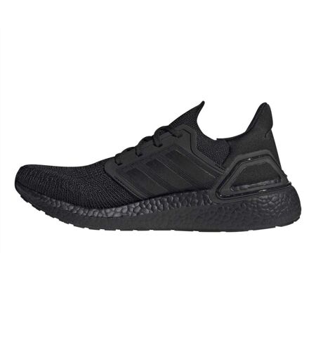 Mens Ultraboost Running Flat Shoes Black Solar Red Adidas