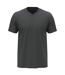 Mens Classic V Neck Tee Slate Grey Stedman-1