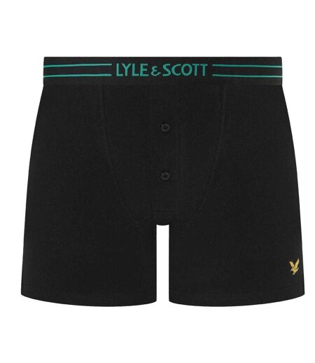 Lot De 3  Boxers Motif/style Détail Contrasté Homme Noir Lyle & Scott