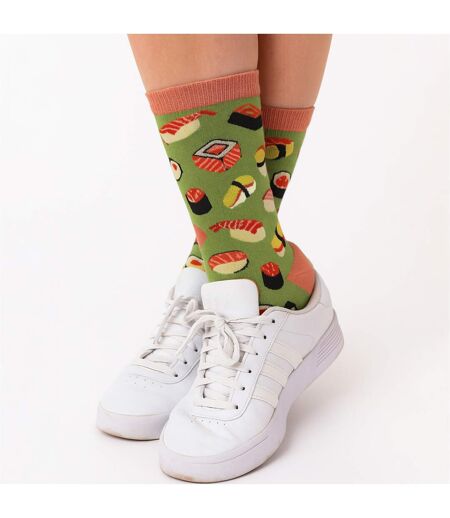 Ladies Sushi Novelty Patterned Bamboo Socks