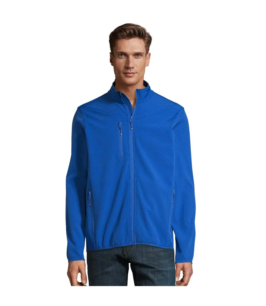 Veste Softshell Radian Homme Bleu Roi SOLS-2