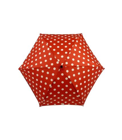 Le Parapluie Français - Parapluie pliant mini pois - rouge - 7922