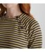 Craghoppers Womens/Ladies Neela Striped Sweatshirt (Navy Blue/Raffia) - UTCG1477