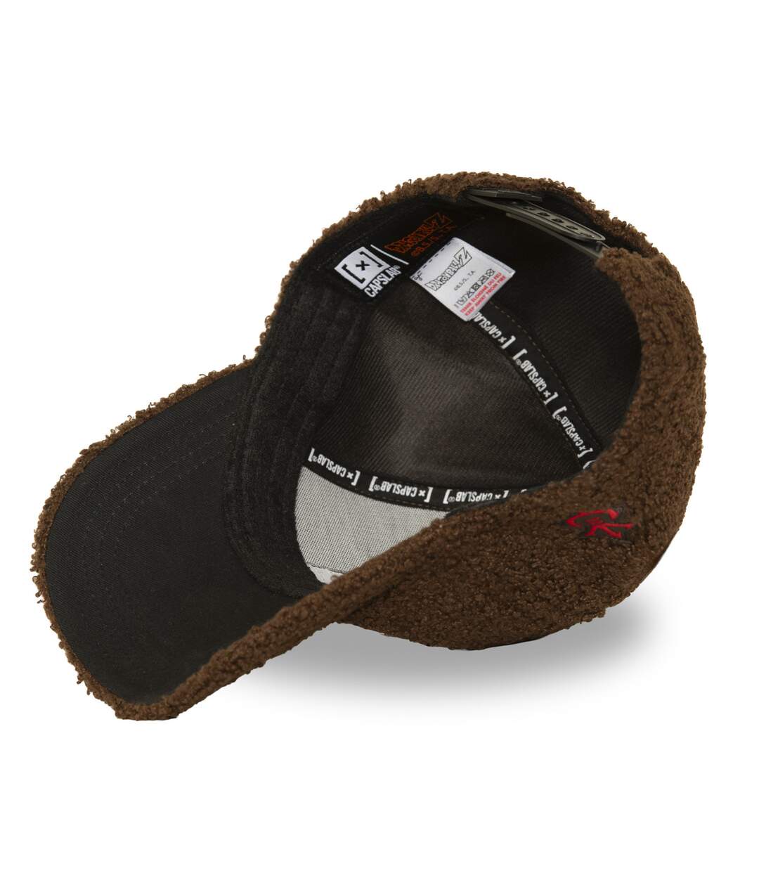 Casquette baseball en sherpa avec patch Dragon Ball Z Sherpa Capslab-5