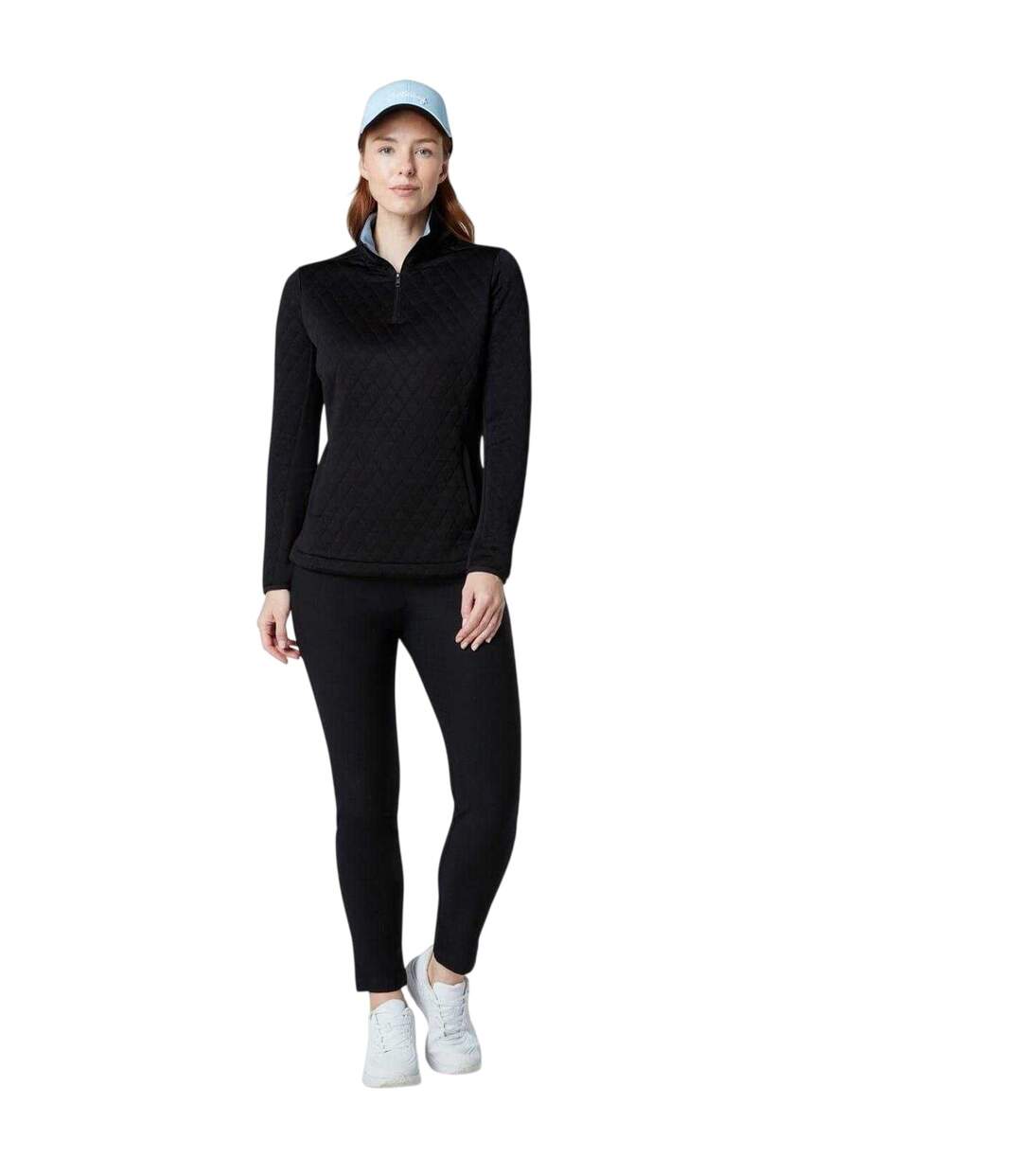 Womens/ladies Funnel Neck Raglan Golf Sweatshirt Caviar Callaway-4