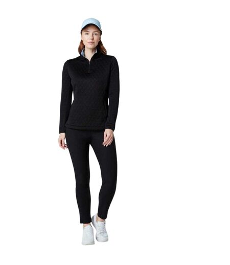 Womens/ladies Funnel Neck Raglan Golf Sweatshirt Caviar Callaway