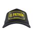 Mens El Parton Logo Snapback Cap Black John Hatter-3