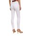 Jean femme slim fit push up blanc - Taille haute - Coton - Elasthane - Polyesther