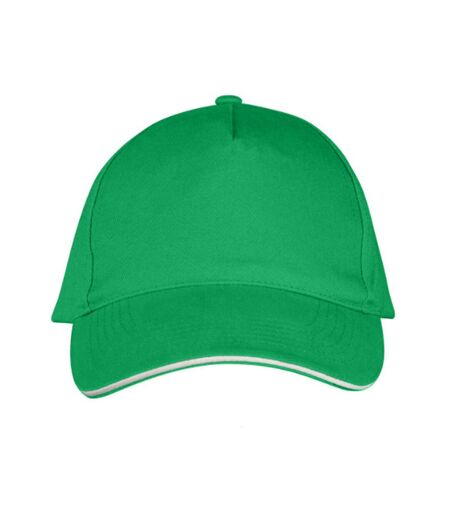 Casquette adulte unisexe vert tendre/blanc SOLS