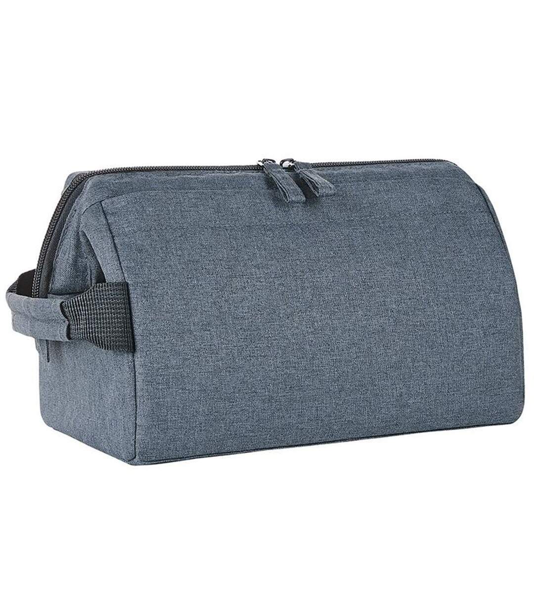 Trousse de toilette recyclée - 1816500 - bleu gris mélange-1