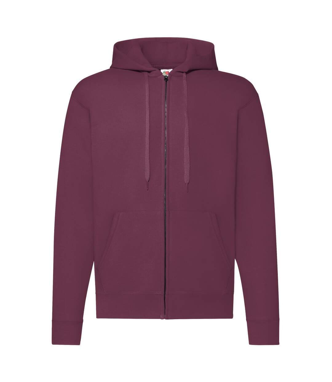 Veste À Capuche Classic Adulte Bordeaux Fruit Of The Loom-1