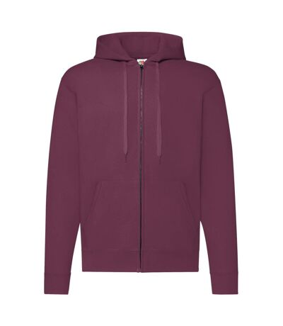 Veste À Capuche Classic Adulte Bordeaux Fruit Of The Loom