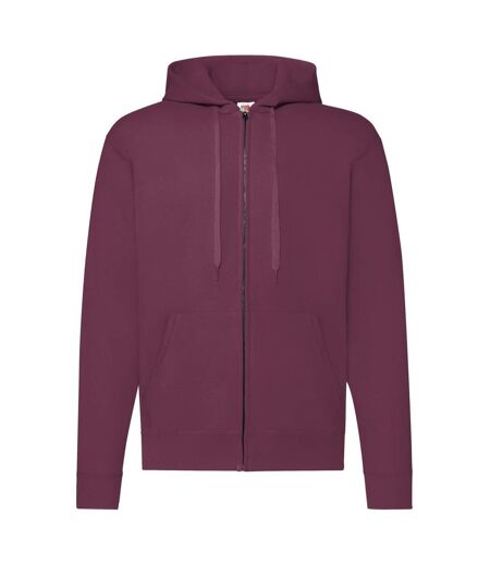 Veste À Capuche Classic Adulte Bordeaux Fruit Of The Loom