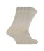 4 Pack Ladies Luxury Bamboo Crew Dress Socks-1