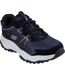 Mens Vigor At Richwood Leather Trainers Navy Grey Skechers-1
