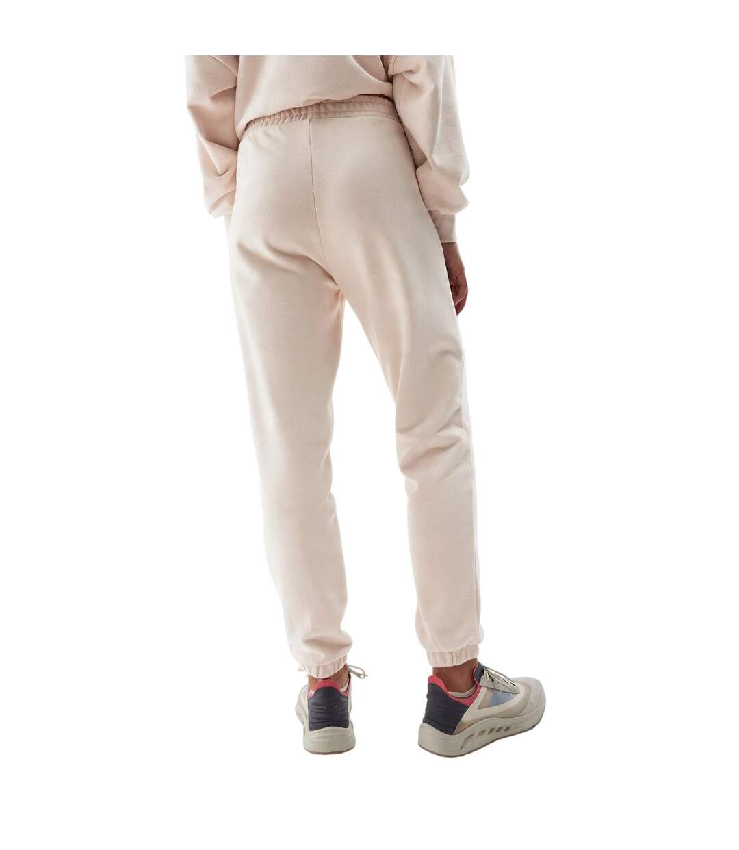 Pantalon De Jogging Cas F472 Femme Beige 4F-3