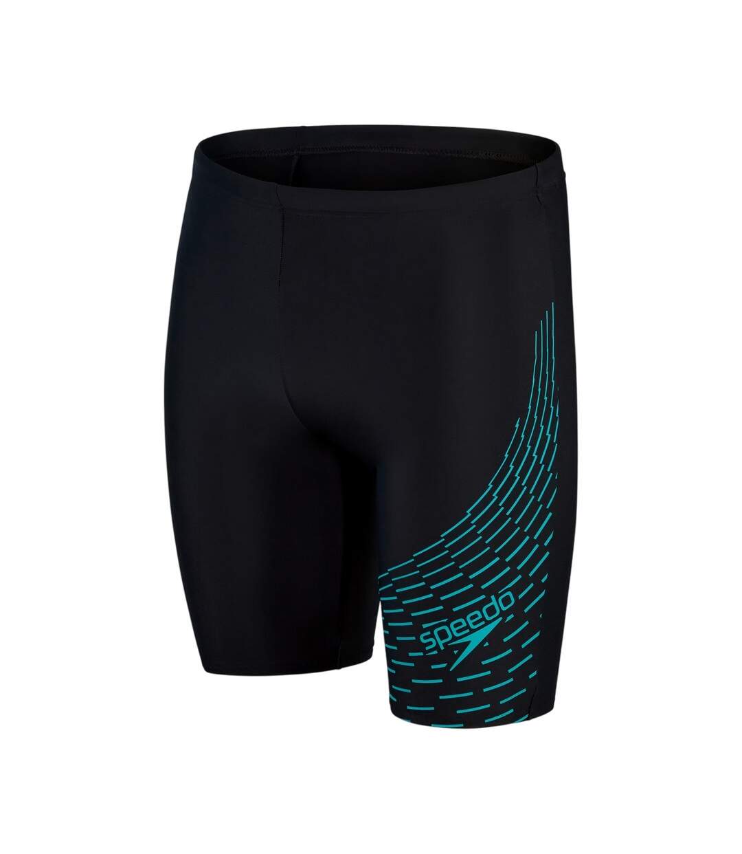 Short De Bain Long Motif/style Imprimé Medley Homme Noir Vert Imprimé Speedo-1