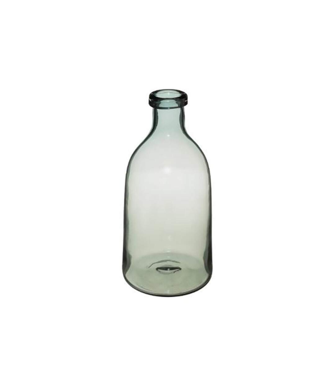 Vase Design en Verre Green House 29cm Gris-1