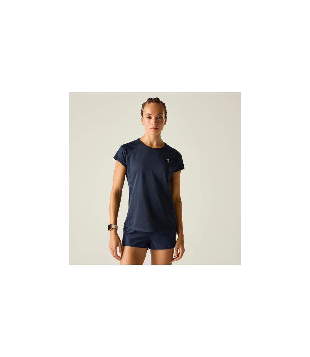 Womens/ladies Corral T-shirt Navy Dare 2B-1