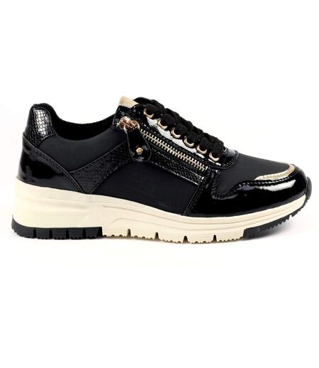 Baskets sammy femme noir Lunar