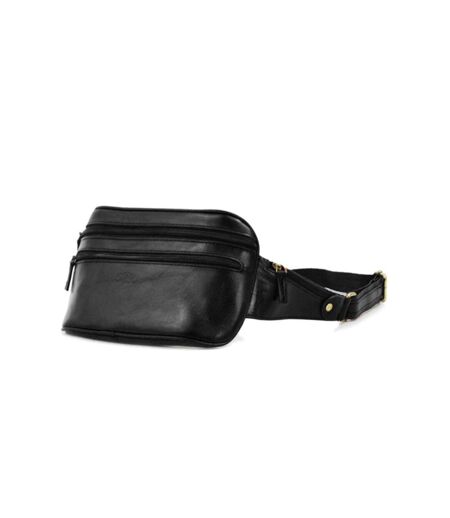 Katana - Sac banane femme en cuir - noir - 3475