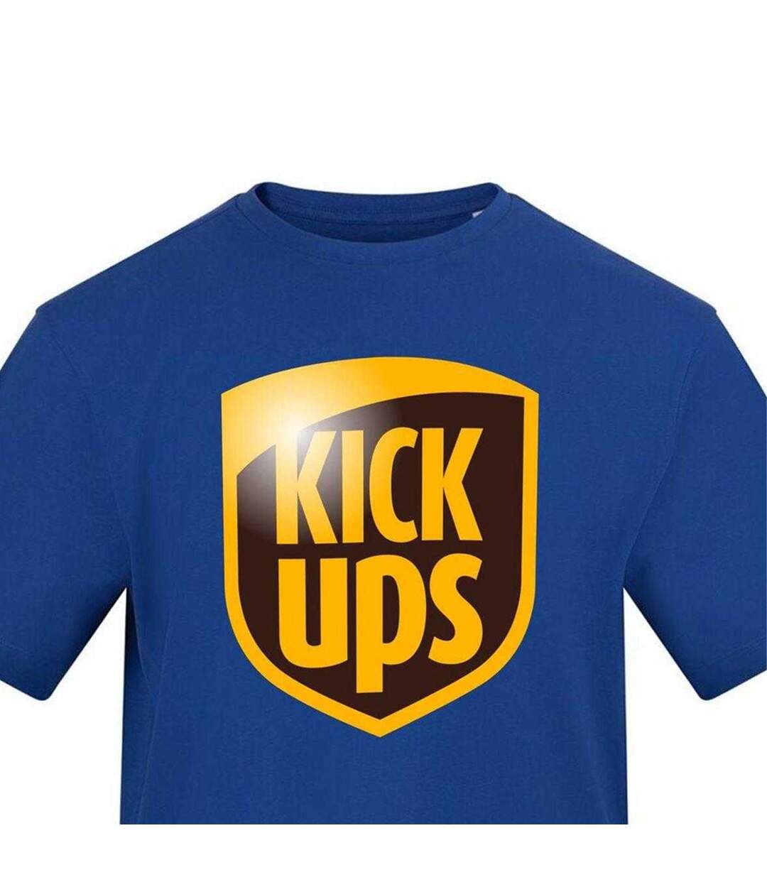 Mens Kick Ups T-shirt Blue AWD-3