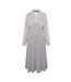 Robe Mi-longue Motif/style À Rayures Candice Femme Noir Crème French Connection-2