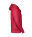 Mens authentic hooded sweatshirt classic red Russell