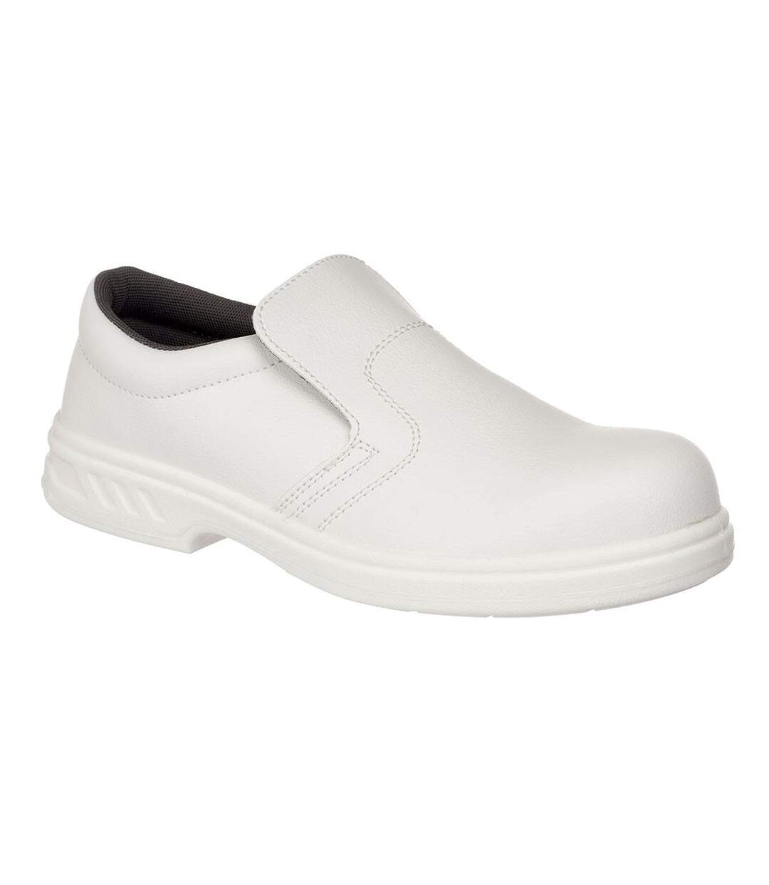 Mens steelite slip-on safety shoes white Portwest