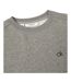 Pull Motif/style Logo Brodé Homme Gris Chiné Calvin Klein-3