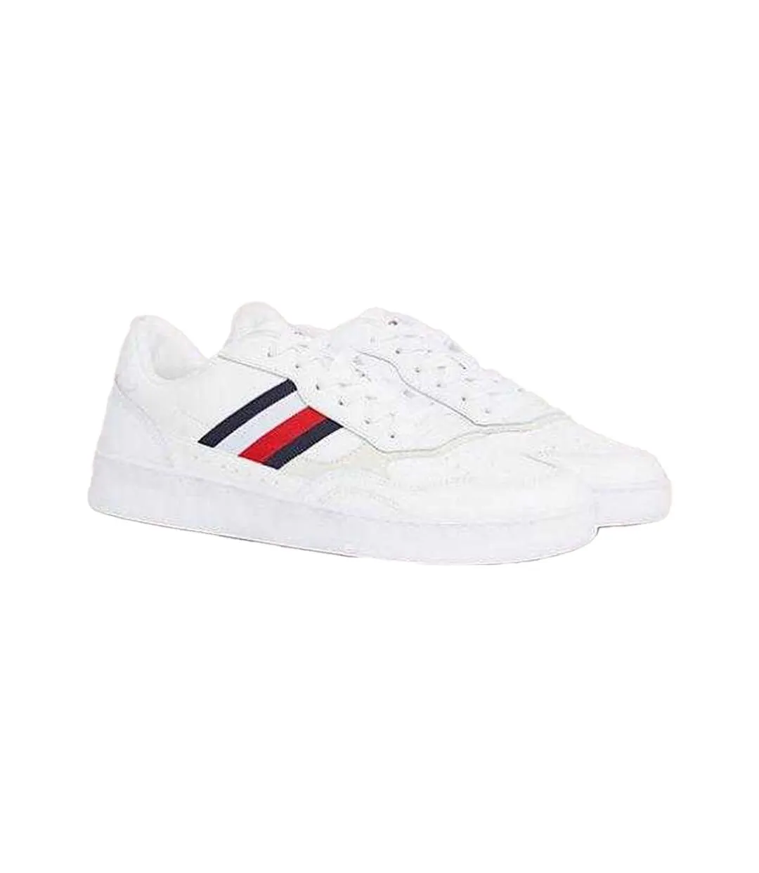 Chaussures Motif/style Rayures Rétro Homme Blanc Tommy Hilfiger-2