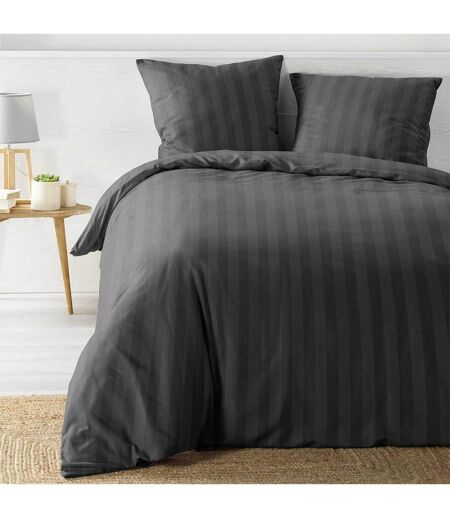 Parure de Lit 3 Pièces Cleo 240x220cm Anthracite