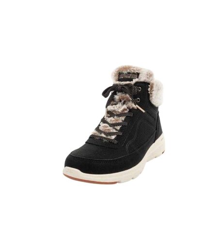 Après-skis Femme Noir Blanc Skechers