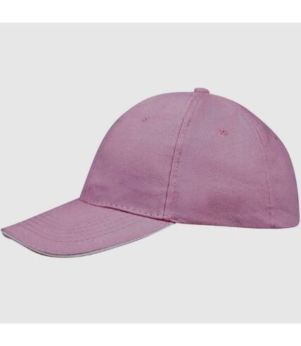 SOLS Unisex Buffalo 6 Panel Baseball Cap (Flash Pink/White) - UTPC372