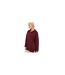 Womens/ladies Fashion Zip Drop Shoulder Jumper Wine Brave Soul-1