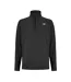 Mens Space Dye Quarter Zip Top Black New Balance-1