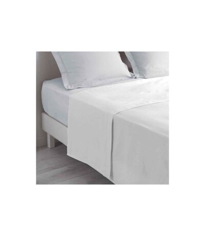 Drap Plat en Coton Biolina 180x290cm Blanc