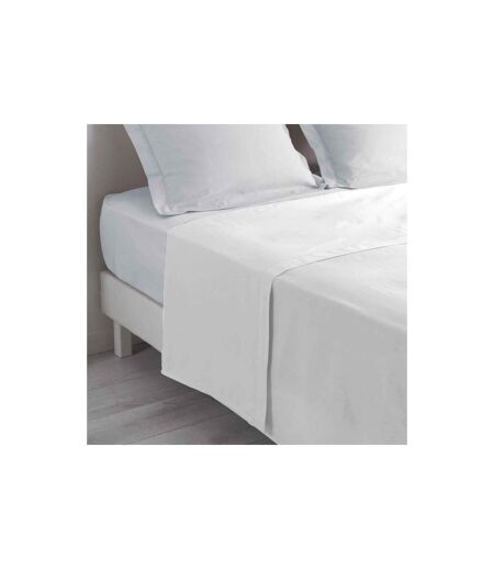 Drap Plat en Coton Biolina 180x290cm Blanc
