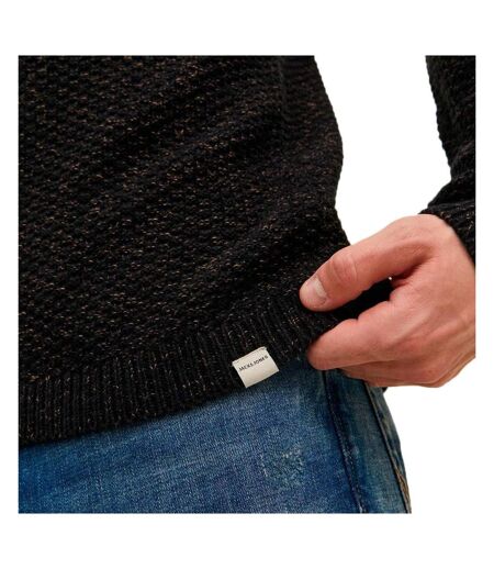 Pull noir chiné homme jack and jones damian - xs